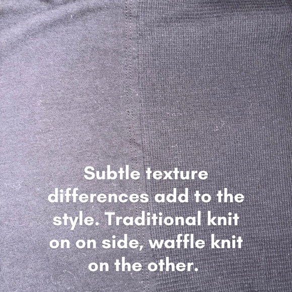 Neon Buddha Black Multi-Textured Cowl Neck Tunic with Functioning Pocket… - Picture 5 of 8